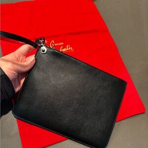 New Authentic Christian Louboutin wristlet.